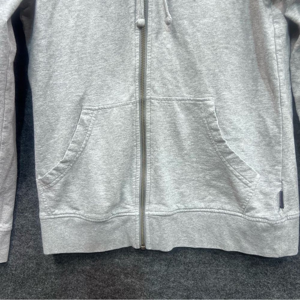 Patagonia Women's Organic Cotton Hooded Jacket Light Grey Size S Full Zip - Picture 4 of 14